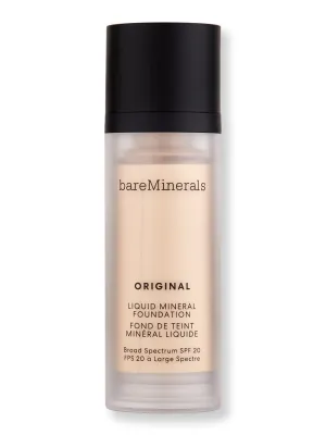 Bareminerals Original Liquid Mineral Foundation Broad Spectrum SPF 20 Fairly Light 03 1 oz 30 ml