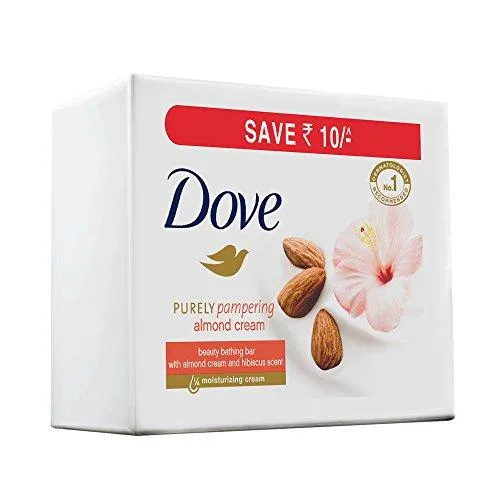 Dove Almond Cream Beauty Bathing Bar, 100g (Pack of 3)