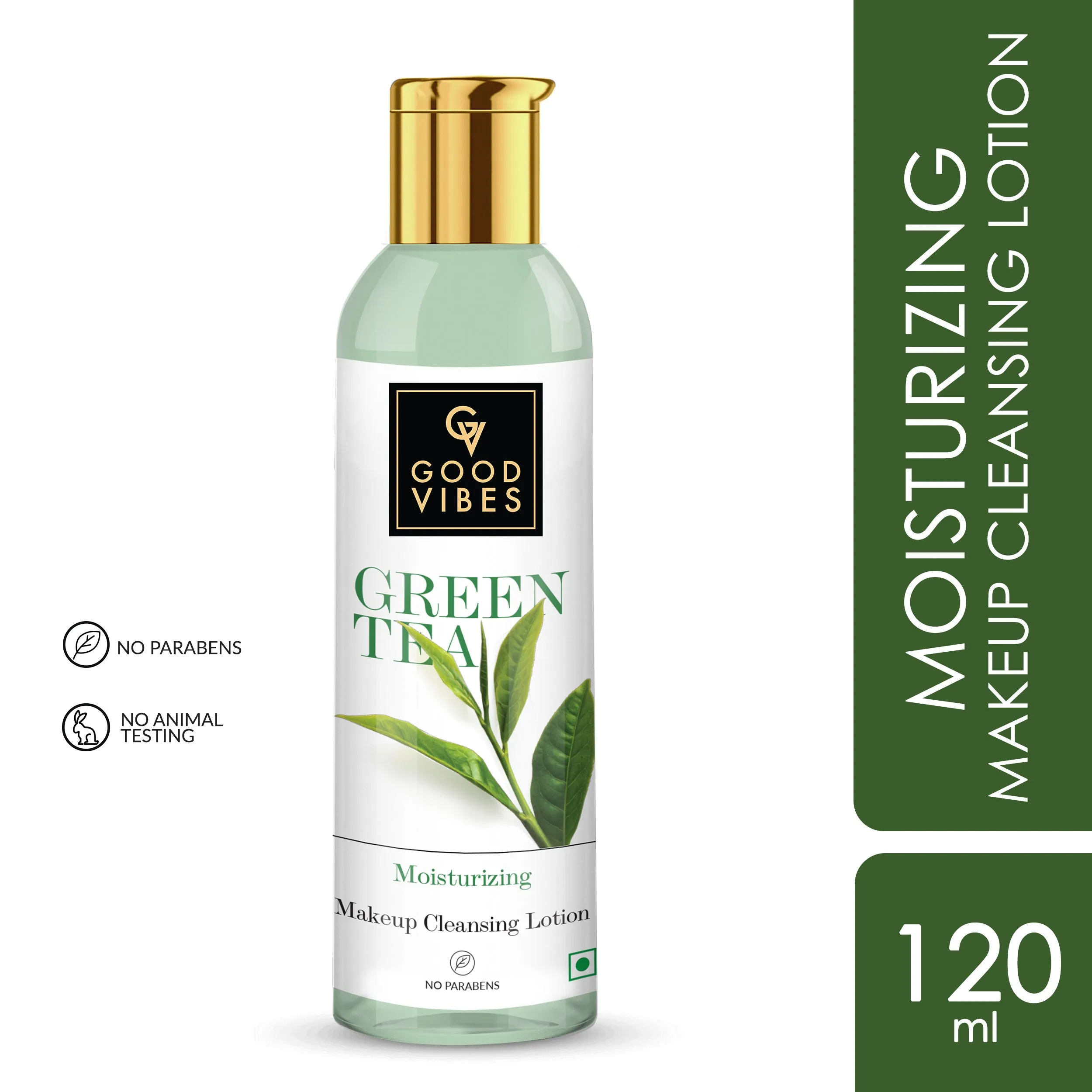 Good Vibes Moisturizing Makeup Cleansing Lotion - Green Tea (120 ml)