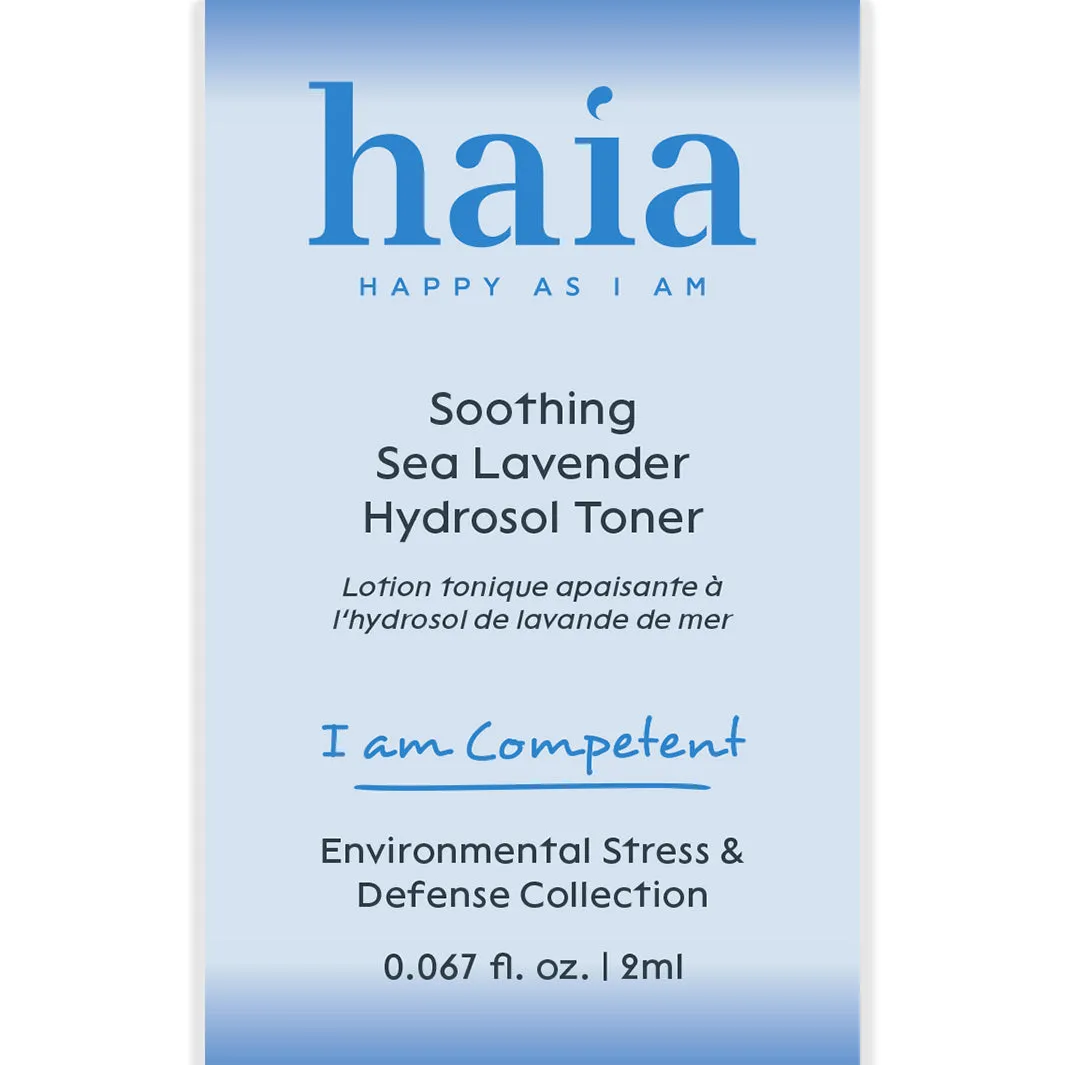 haia "I am Competent" Soothing Sea Lavender Hydrosol Toner - Certified Cosmos Organic