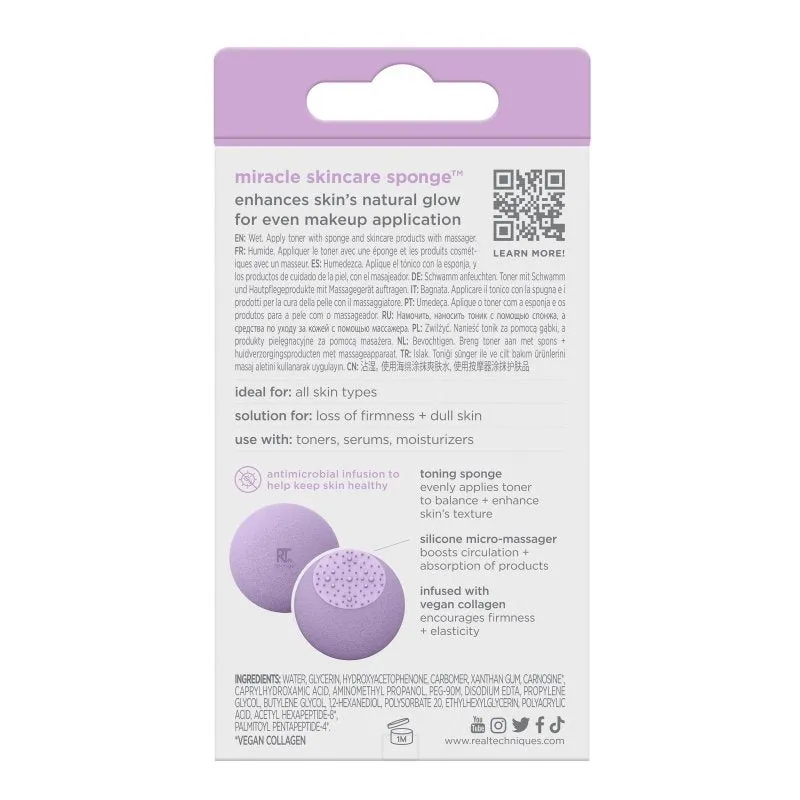 Real Techniques Miracle Skin Sponge: Tone   Stimulate